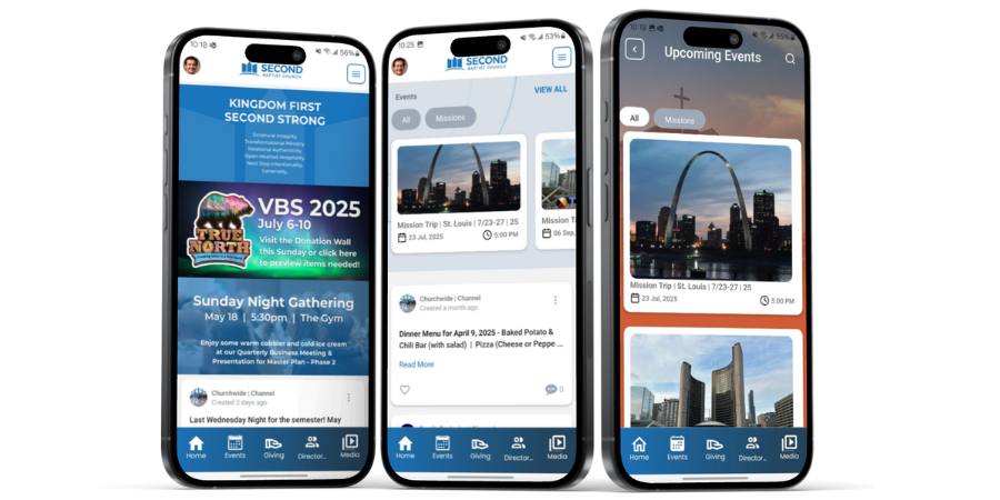 Second Baptist Church Mobile App